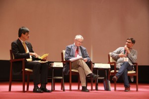 綜合座談，由葉錦徽博士、Rob John博士及Ashir Ahmed博士針對社會企業之趨勢及影響進行意見對談與經驗分享